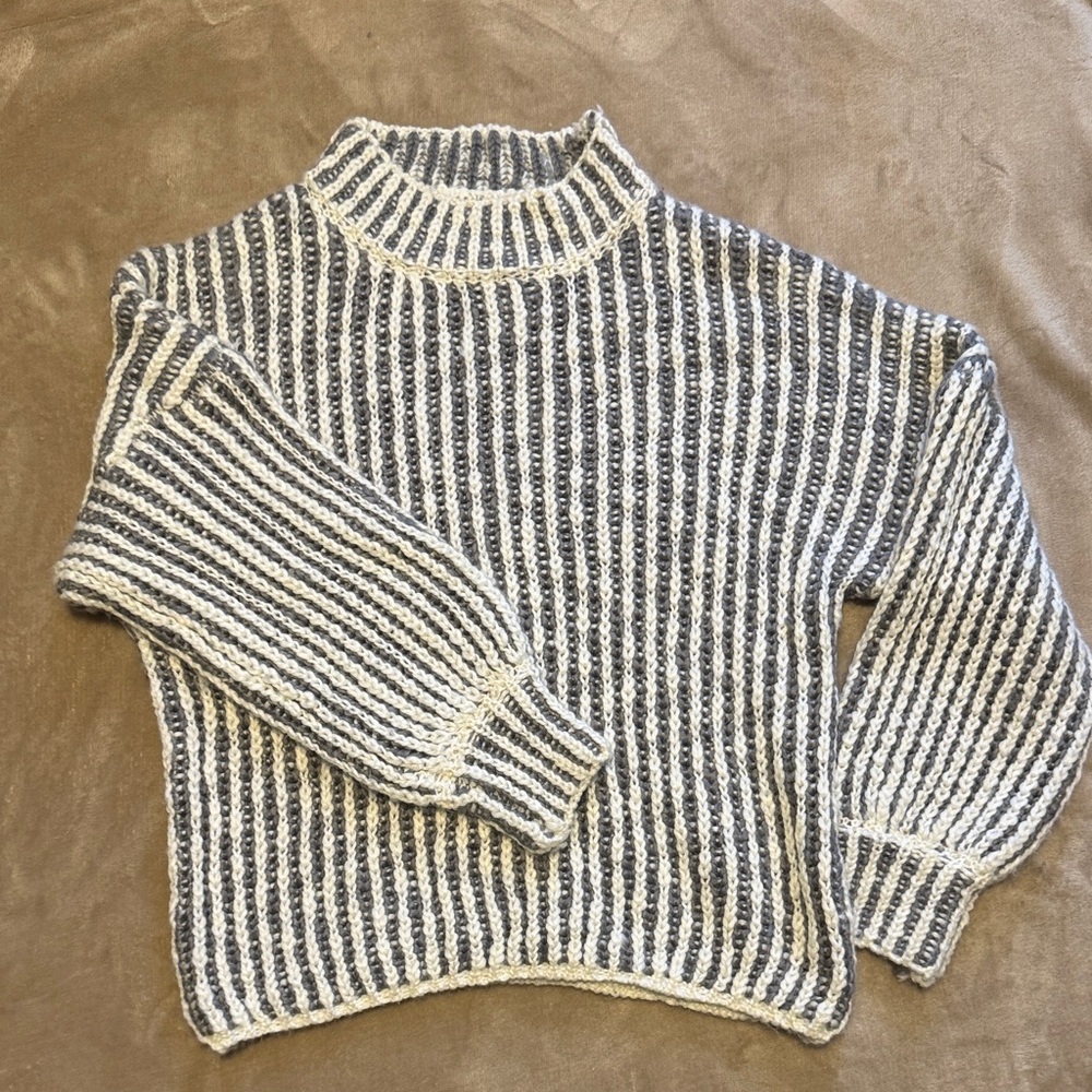 Striped Knit Sweater